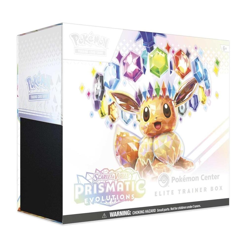 Pokemon TCG Prismatic Evolutions Prismatic Evolutions Pokemon Center Elite Trainer Box Exclusive sealed box