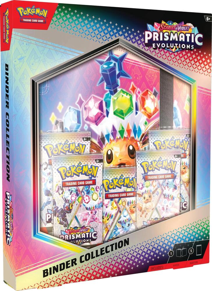 Pokemon TCG Prismatic Evolutions Prismatic Evolutions Binder Collection sealed box