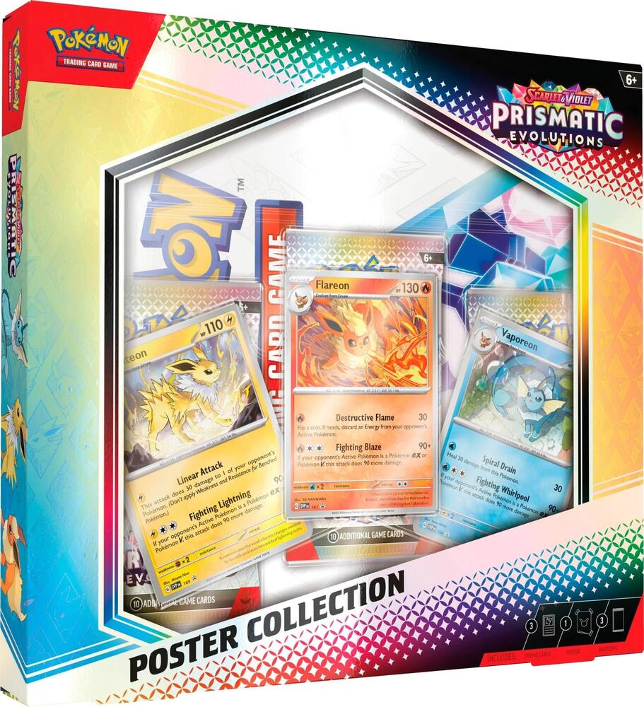 Pokemon TCG Prismatic Evolutions Prismatic Evolutions Poster Collection sealed box