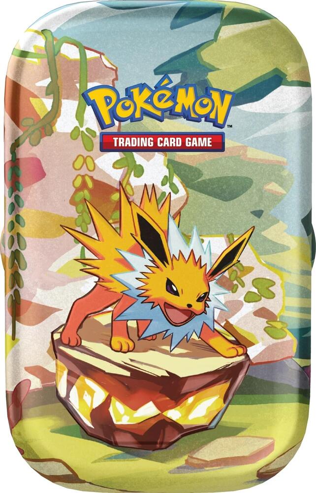 Pokemon TCG Prismatic Evolutions Prismatic Evolutions Mini Tin Jolteon trading card product