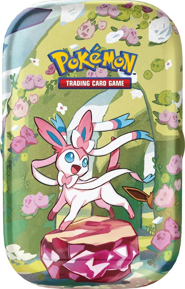 Pokemon TCG Prismatic Evolutions Prismatic Evolutions Mini Tin Sylveon trading card product
