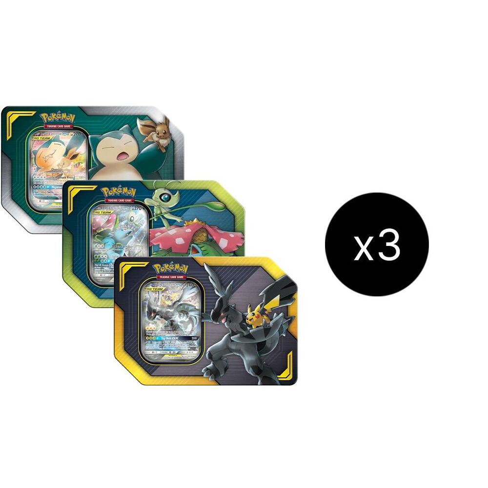 Pokemon TCG Team Up Team Up TAG TEAM Tin Case sealed box