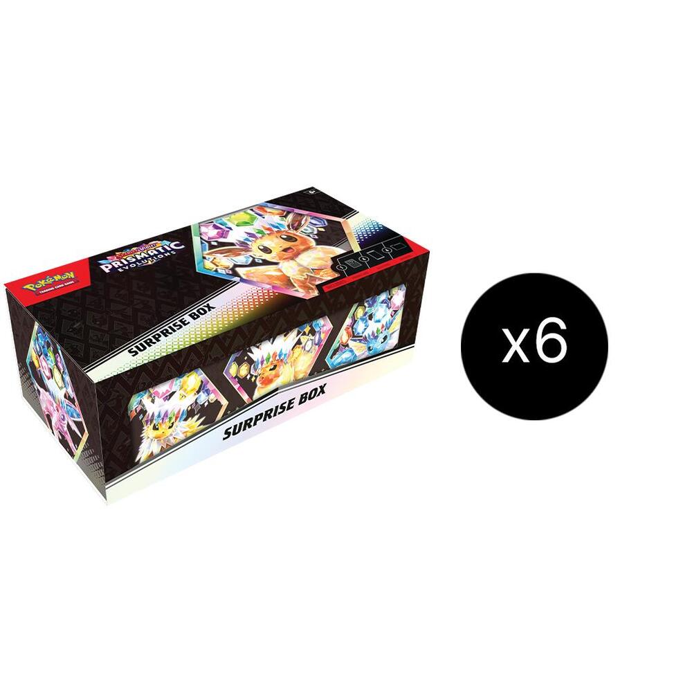 Pokemon TCG Prismatic Evolutions Prismatic Evolutions Surprise Box Case sealed box