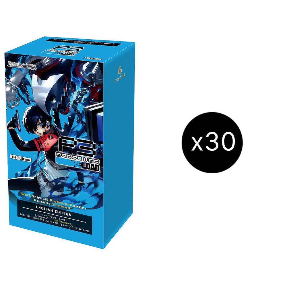 Weiss Schwarz Persona 3 Reload Premium Booster Persona 3 Reload Premium Booster Box Case sealed box
