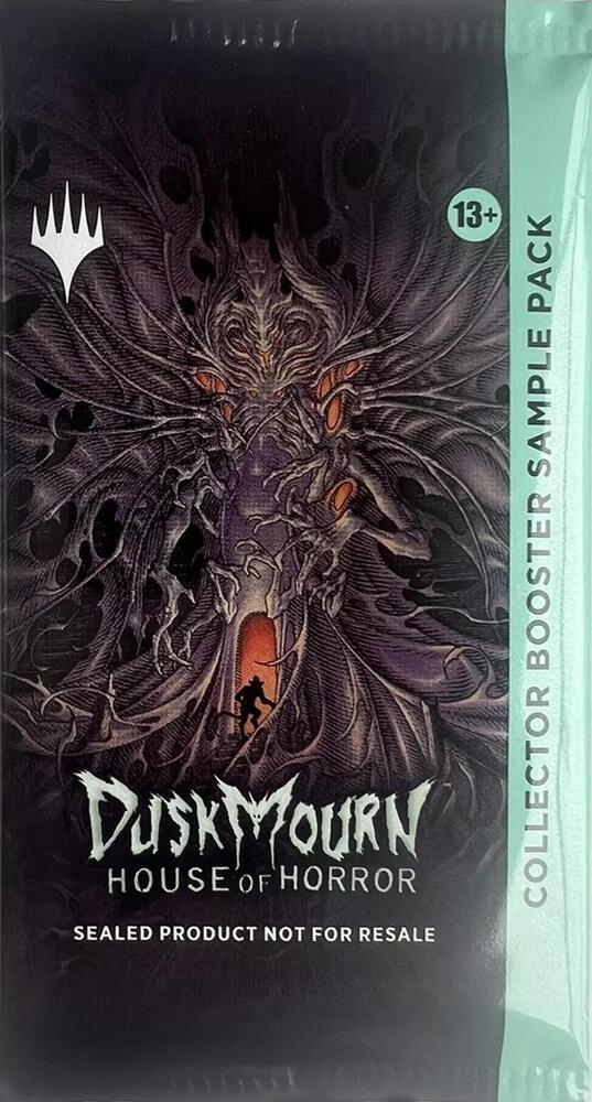 Magic the Gathering Duskmourn House of Horror Duskmourn House of Horror Collector Booster Sample Pack booster pack