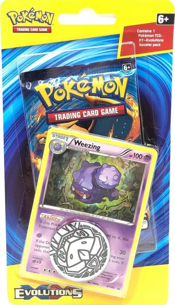 Pokemon TCG Evolutions Evolutions Single Pack Blister Weezing booster pack