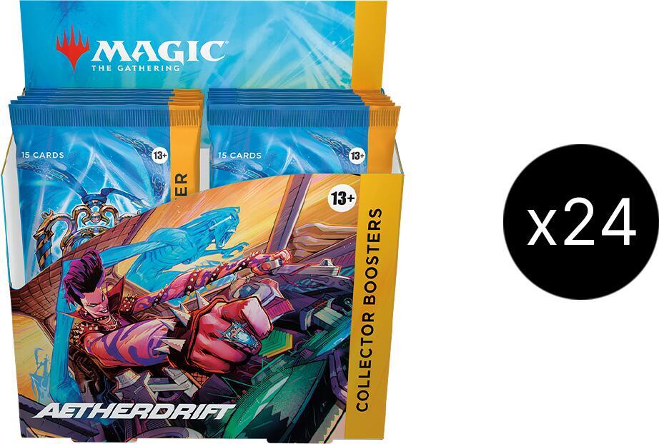 Magic the Gathering Aetherdrift Aetherdrift Collector Booster Display Master Case sealed box