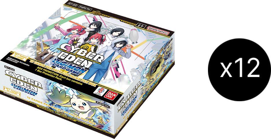 Digimon Card Game Cyber Eden Cyber Eden Booster Box Case sealed box