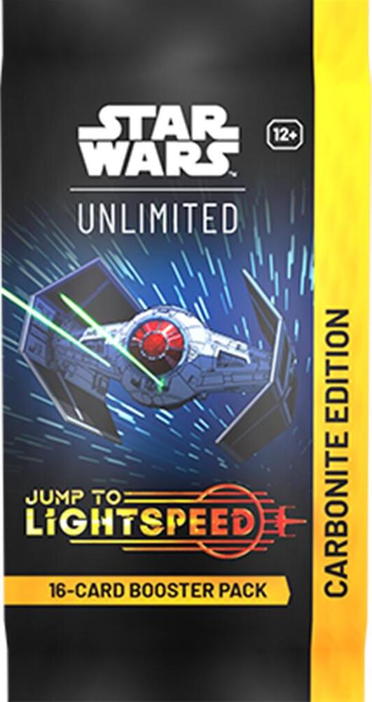Star Wars Unlimited Jump to Lightspeed Jump to Lightspeed Carbonite Edition Booster Pack booster pack