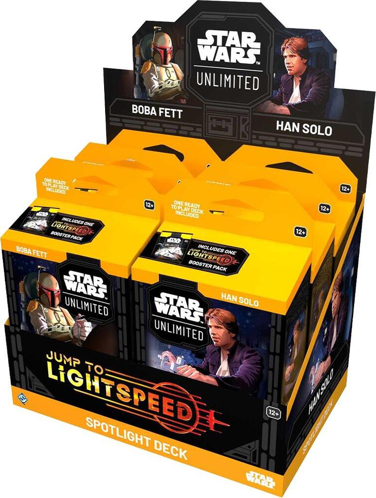 Star Wars Unlimited Jump to Lightspeed Jump to Lightspeed Spotlight Deck Display deck product