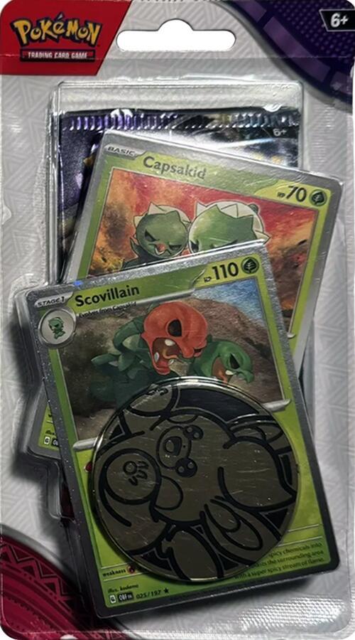 Pokemon TCG Temporal Forces Temporal Forces Single Pack Blister Scovillain booster pack