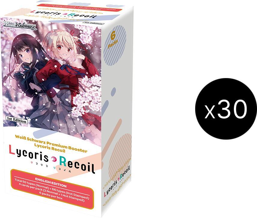 Weiss Schwarz Lycoris Recoil Premium Booster Lycoris Recoil Premium Booster Box Case sealed box