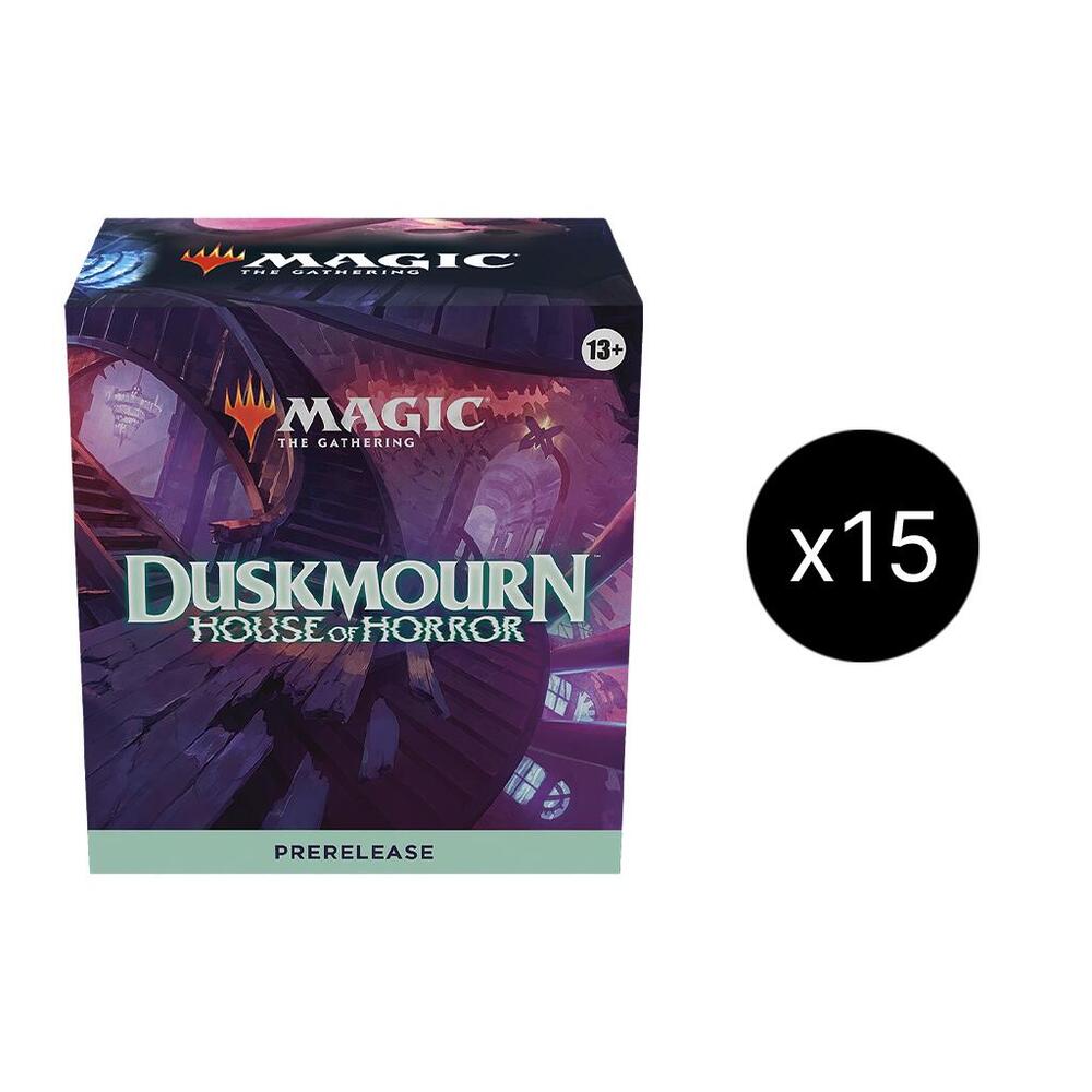 Magic the Gathering Duskmourn House of Horror Duskmourn House of Horror Prerelease Pack Case sealed box