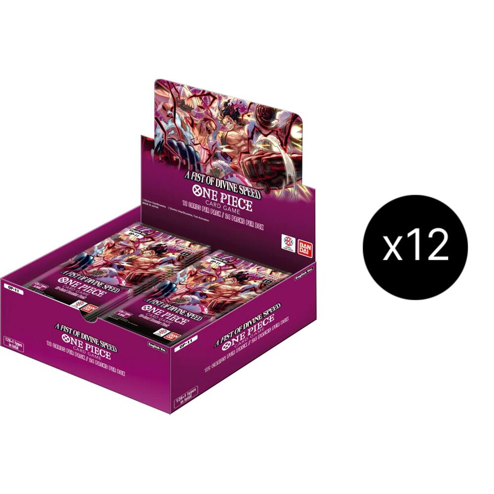 One Piece Card Game A Fist of Divine Speed A Fist of Divine Speed Booster Box Case sealed box