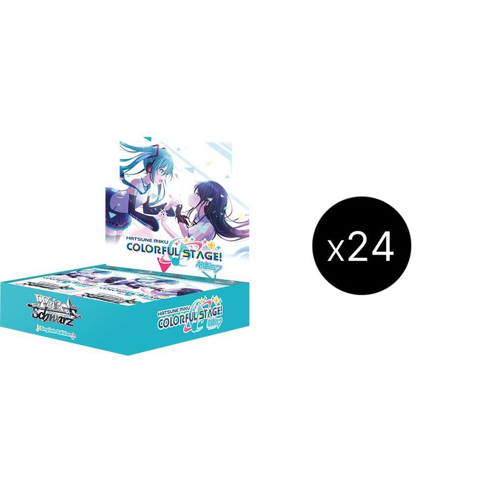 Weiss Schwarz HATSUNE MIKU COLORFUL STAGE HATSUNE MIKU COLORFUL STAGE Booster Box Case sealed box