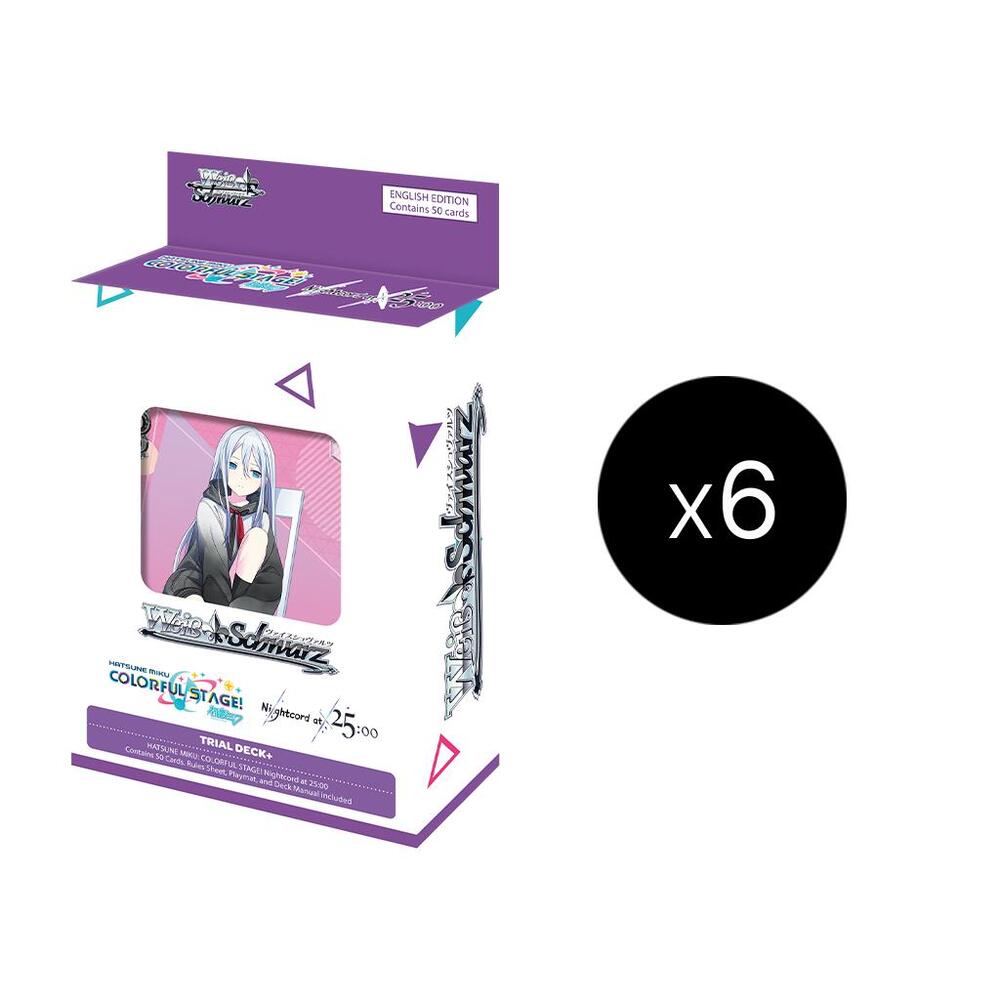 Weiss Schwarz HATSUNE MIKU COLORFUL STAGE HATSUNE MIKU COLORFUL STAGE Nightcord at 2500 Trial Deckplus Display deck product