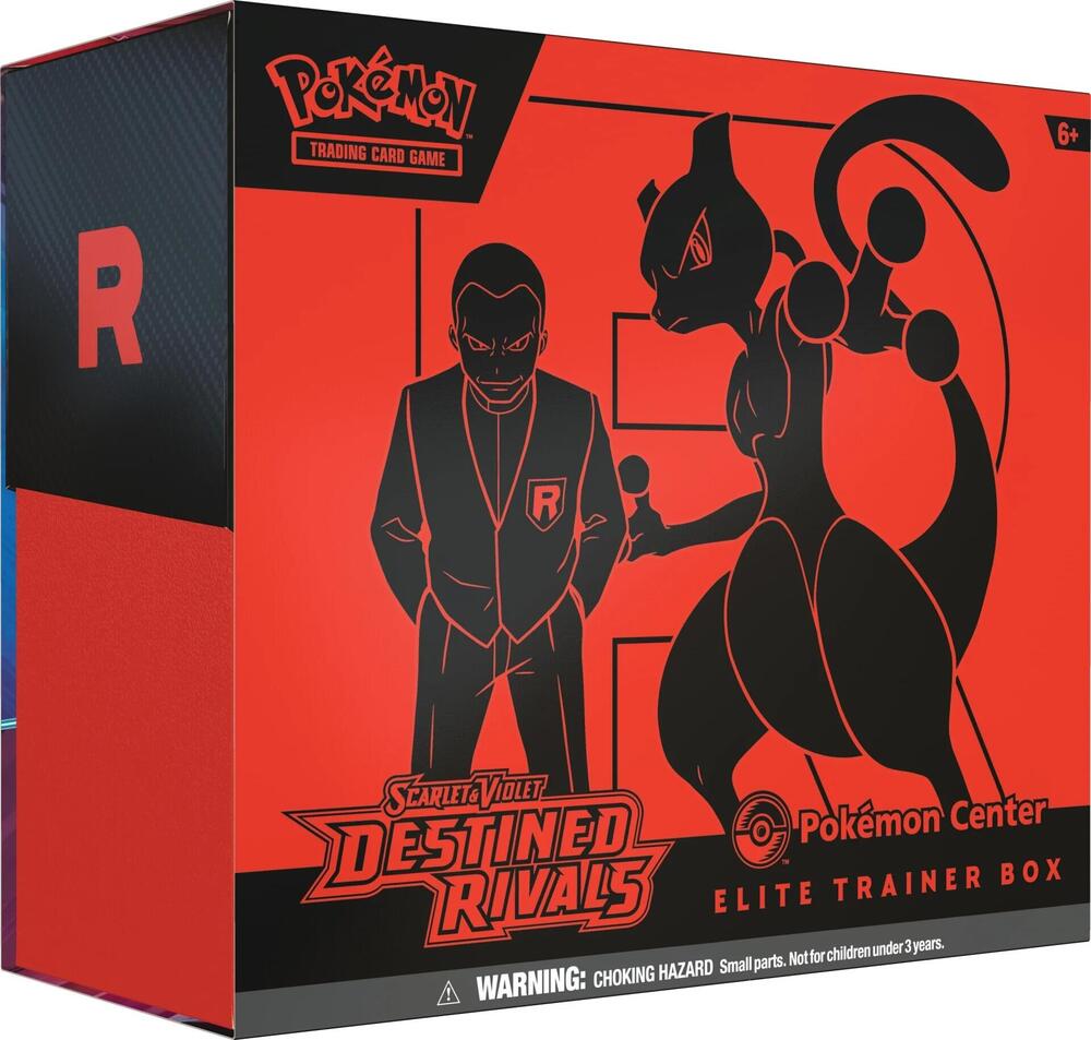 Pokemon TCG Destined Rivals Destined Rivals Pokemon Center Elite Trainer Box Exclusive sealed box
