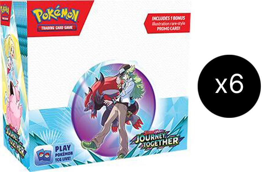 Pokemon TCG Journey Together Journey Together Enhanced Booster Box Case sealed box