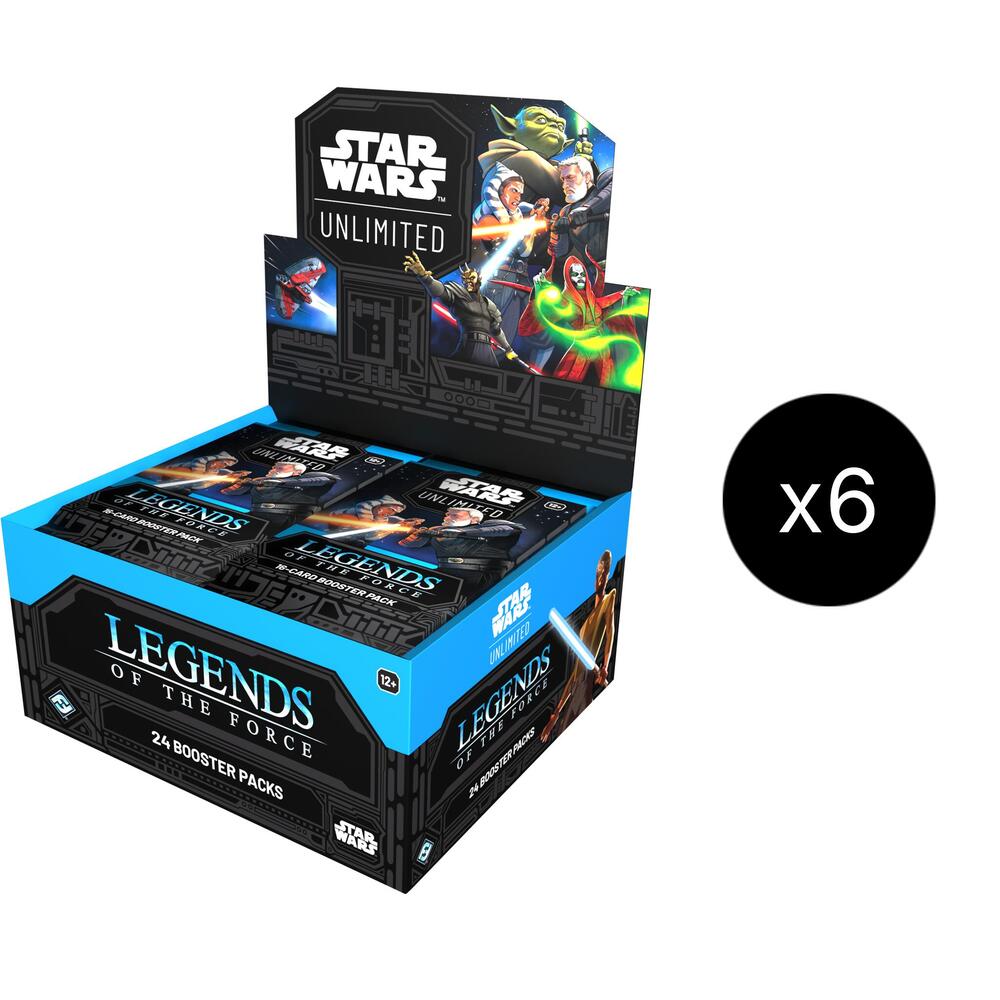 Star Wars Unlimited Legends of the Force Legends of the Force Booster Case sealed box