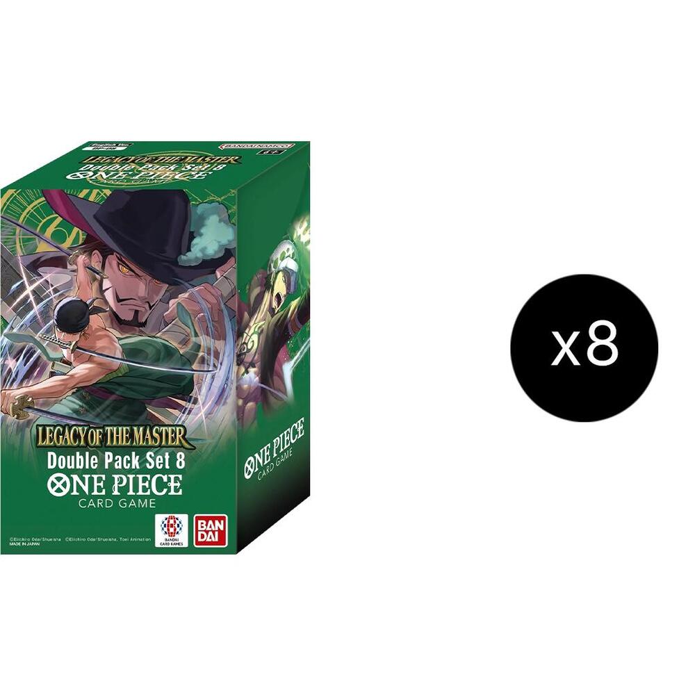 One Piece Card Game Legacy Of The Master Legacy of the Master Double Pack Set Vol 8 Display booster pack