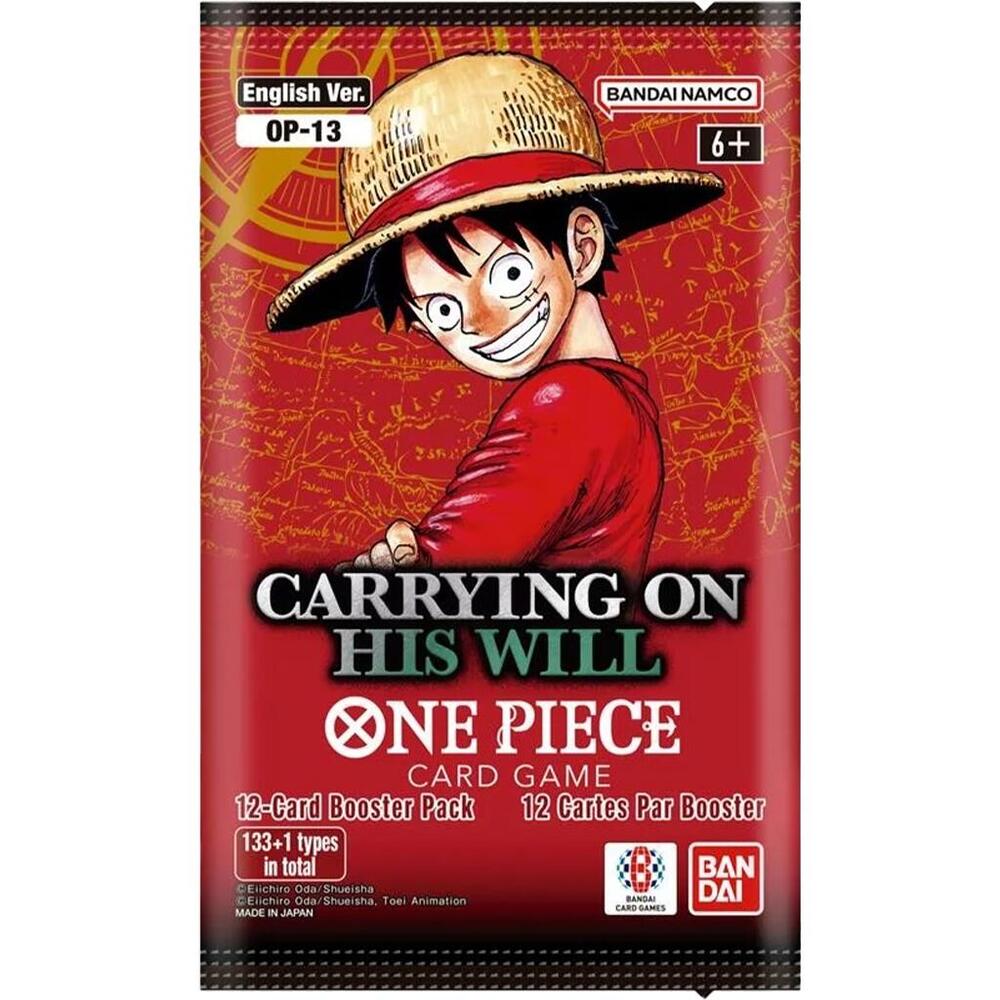 One Piece Card Game Carrying On His Will Carrying On His Will Booster Pack booster pack