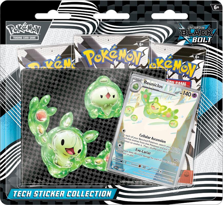 Pokemon TCG Black Bolt Black Bolt Tech Sticker Collection sealed box