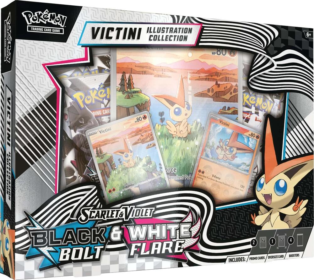 Pokemon TCG Black Bolt Black Bolt Unova Victini Illustration Collection sealed box