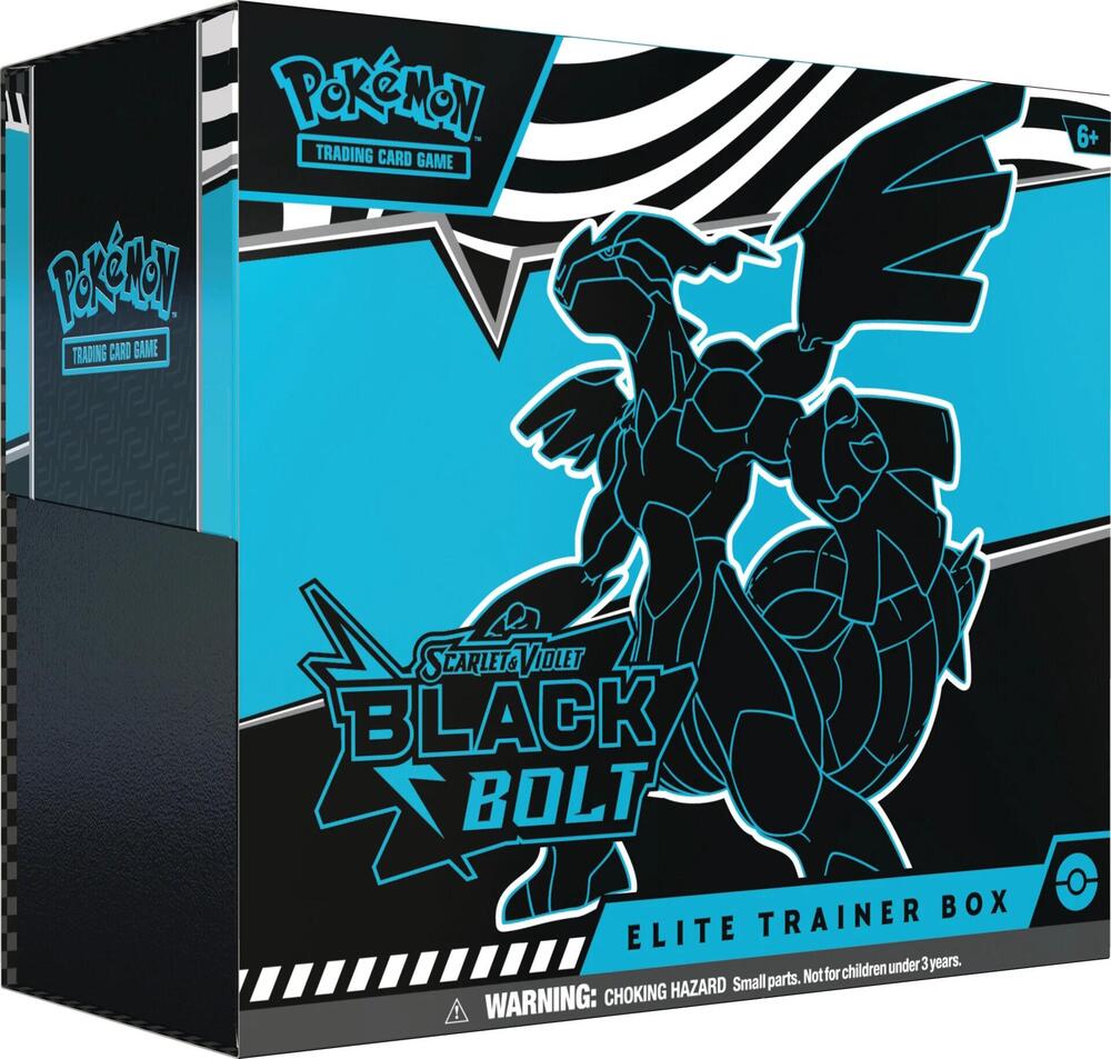 Pokemon TCG Black Bolt Black Bolt Elite Trainer Box sealed box