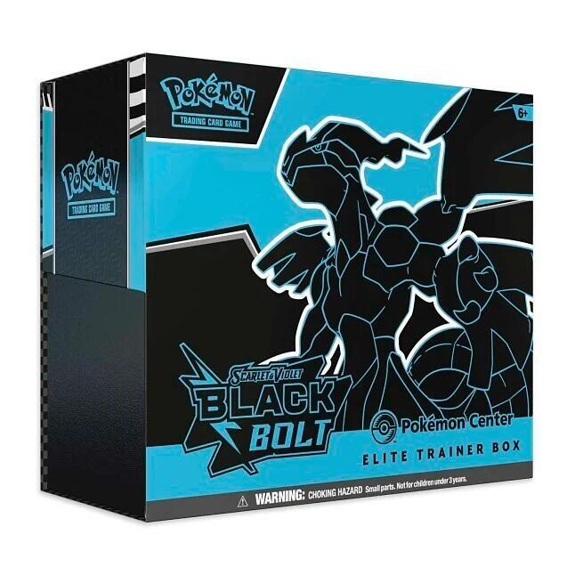 Pokemon TCG Black Bolt Black Bolt Pokemon Center Elite Trainer Box Exclusive sealed box
