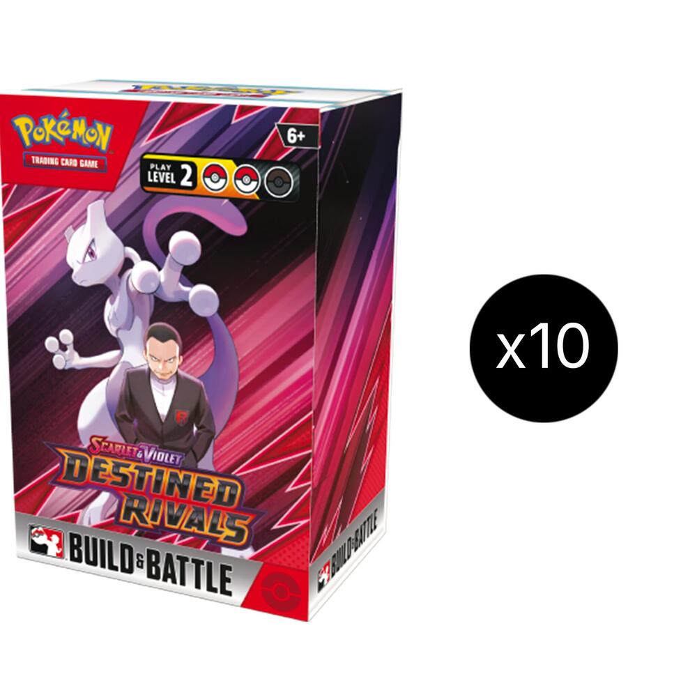 Pokemon TCG Destined Rivals Destined Rivals Build and Battle Box Display sealed box