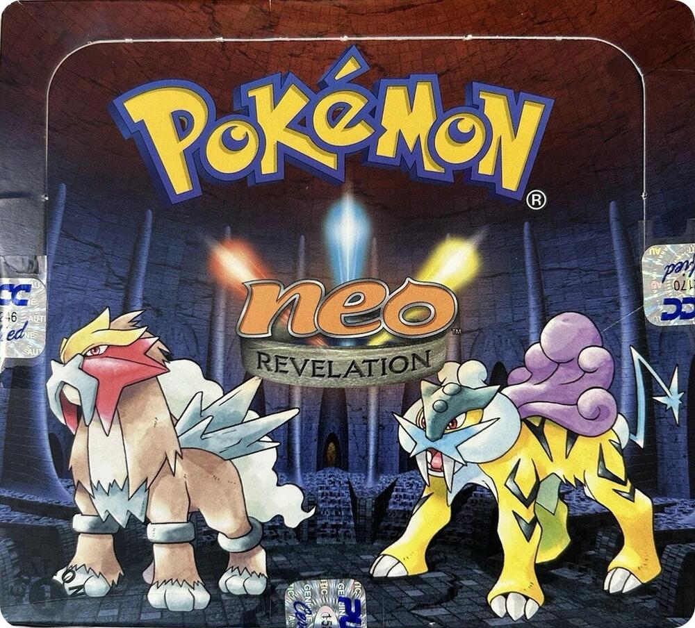 Pokemon TCG Neo Revelation Neo Revelation Booster Box 1st Edition sealed box