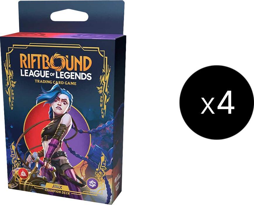 Riftbound TCG Origins Origins Champion Deck Jinx Display deck product
