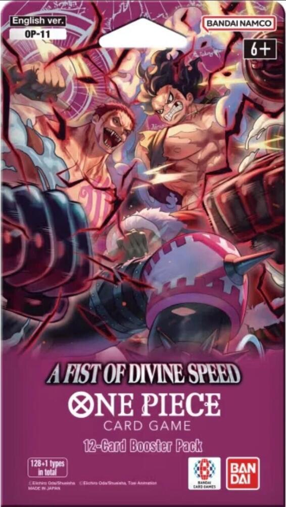 One Piece Card Game A Fist of Divine Speed A Fist of Divine Speed Sleeved Booster Pack booster pack