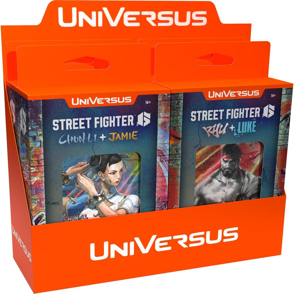 UniVersus Card Game Street Fighter Street Fighter 6 Challenger Series Deck Display deck product