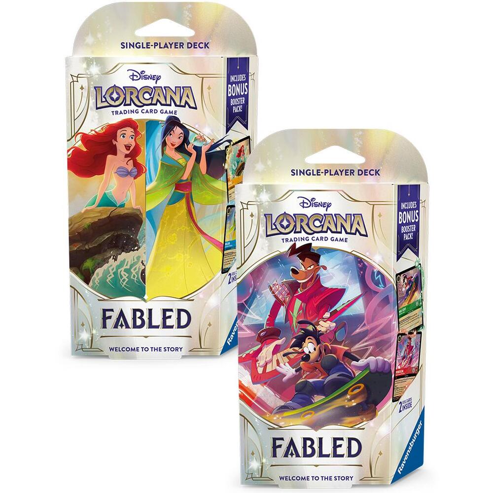 Disney Lorcana Fabled Fabled Starter Deck Set of 2 deck product
