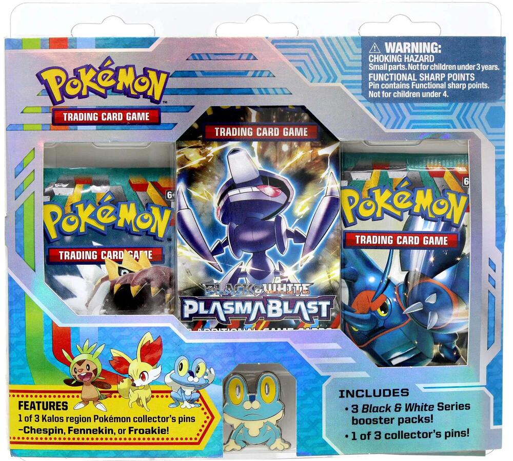 Pokemon TCG XY XY Collectors Pin Three Pack Blisters Froakie booster pack