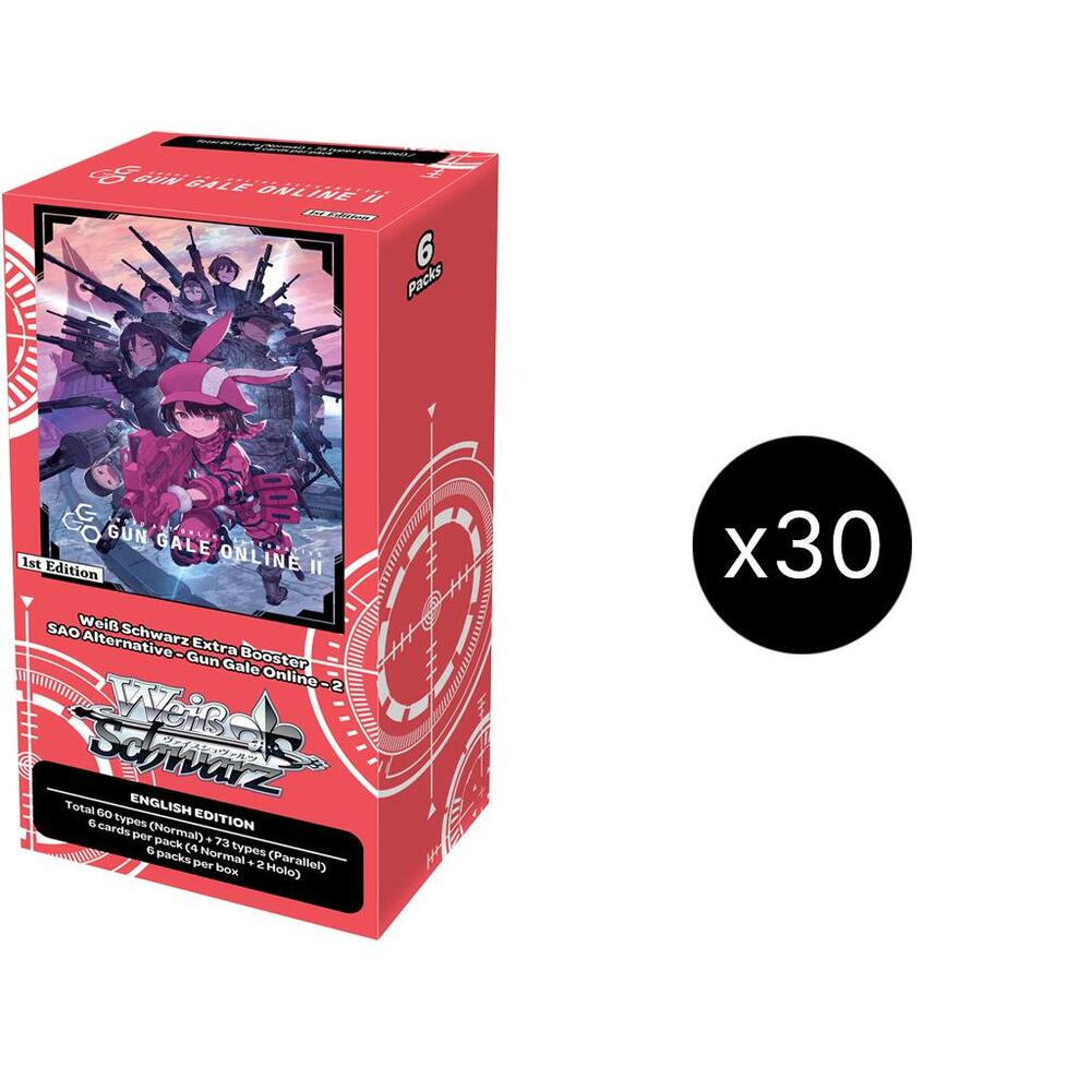 Weiss Schwarz SAO Alternative Gun Gale Online 2 Premium Booster SAO Alternative Gun Gale Online 2 Premium Booster Box Case sealed box