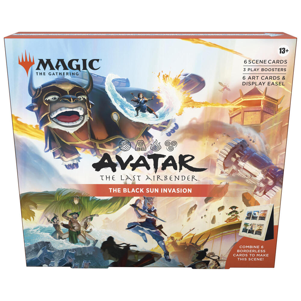 Magic the Gathering Avatar The Last Airbender Avatar The Last Airbender Scene Box The Black Sun Invasion sealed box