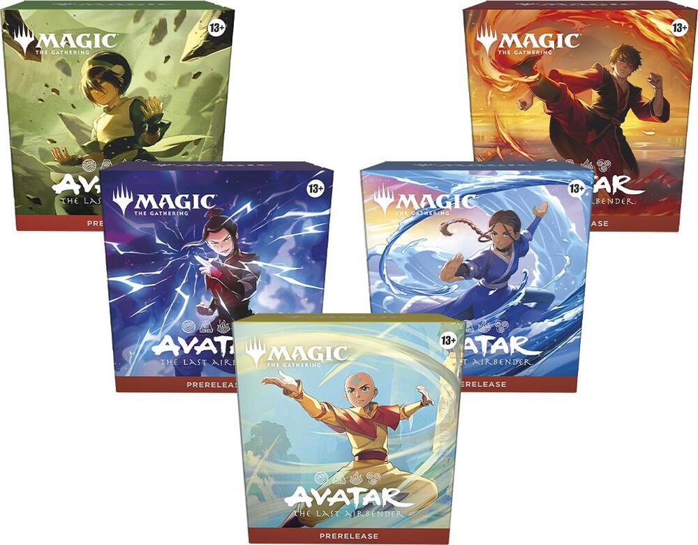 Magic the Gathering Avatar The Last Airbender Avatar The Last Airbender Prerelease Pack Set of 5 booster pack