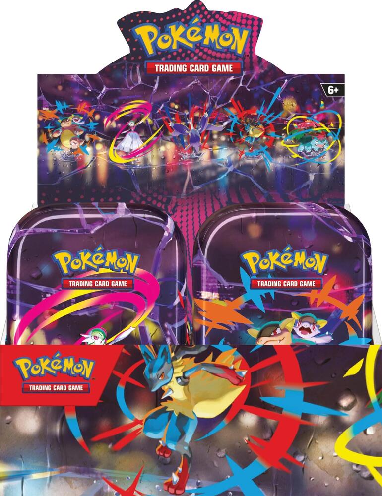 Pokemon TCG Mega Heroes Mini Tin Display trading card product