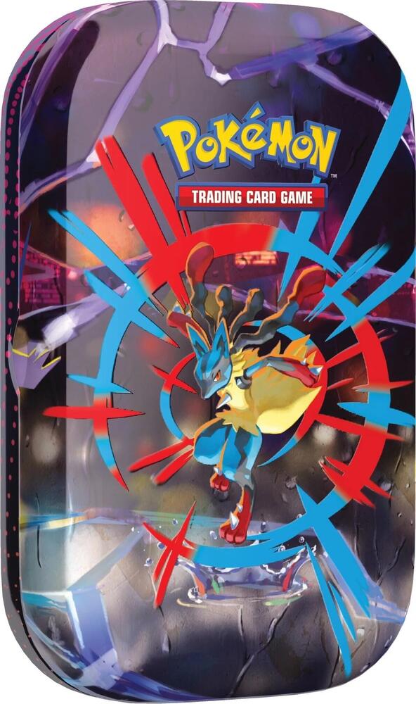 Pokemon TCG Mega Evolution Mega Evolution Mega Heroes Mini Tin Mega Lucario trading card product