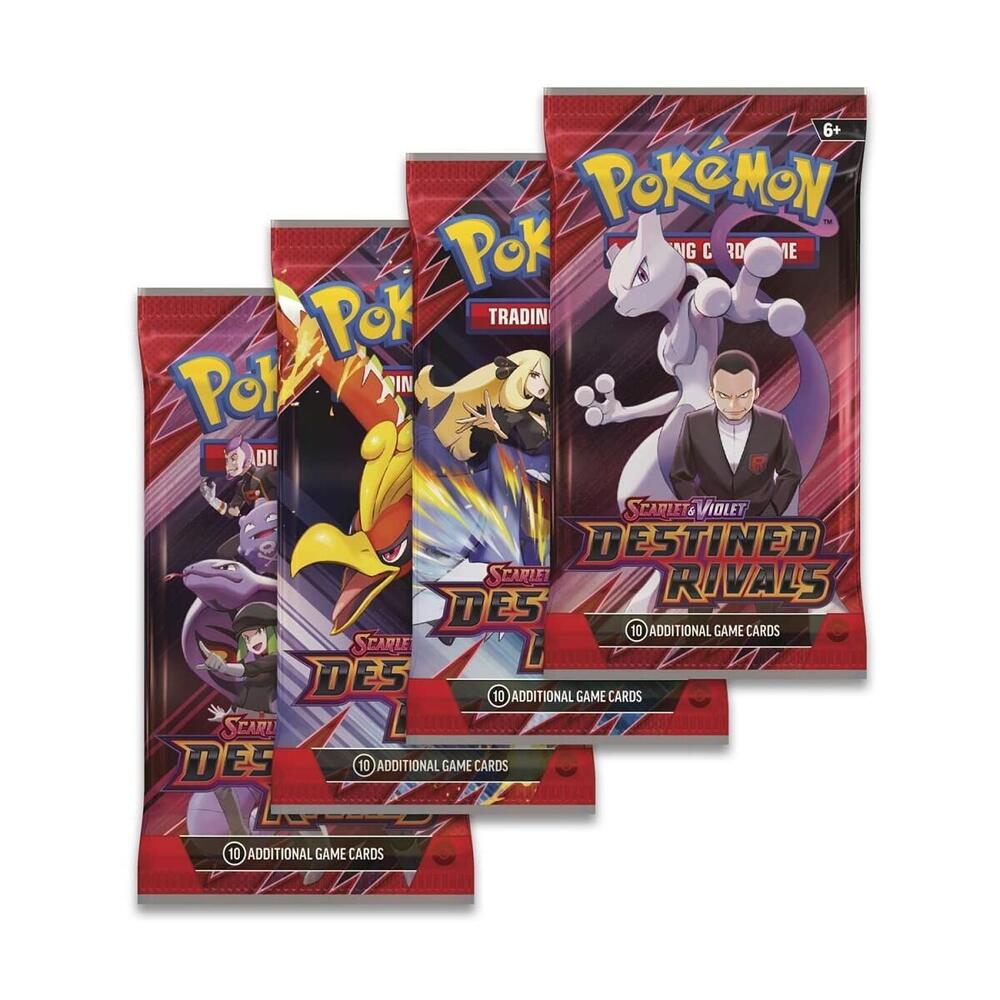 Pokemon TCG Destined Rivals Destined Rivals Booster Pack Art Bundle Set of 4 sealed box
