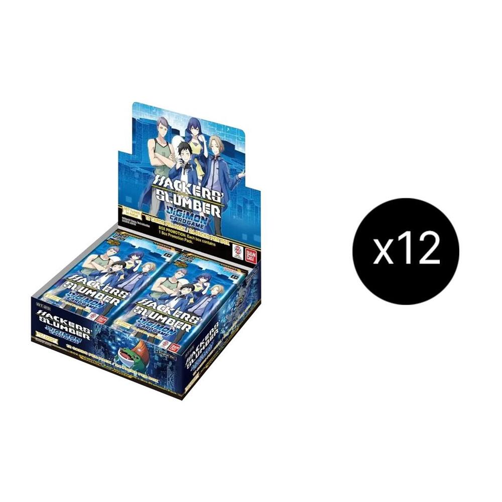 Digimon Card Game Hackers Slumber Hackers Slumber Booster Box Case sealed box