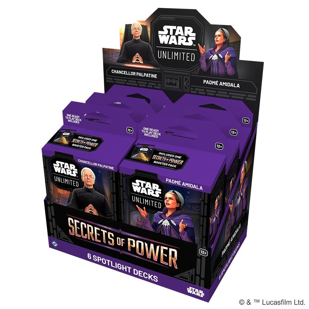 Star Wars Unlimited Secrets of Power Secrets of Power Spotlight Deck Display deck product