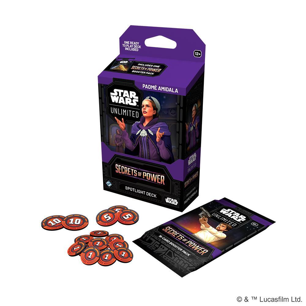 Star Wars Unlimited Secrets of Power Secrets of Power Spotlight Deck Padme Amidala deck product