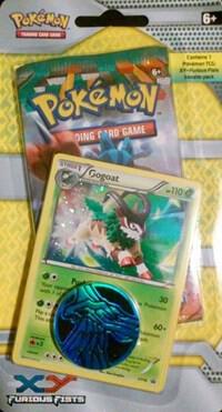Pokemon TCG Furious Fists Furious Fists Single Pack Blister Gogoat booster pack