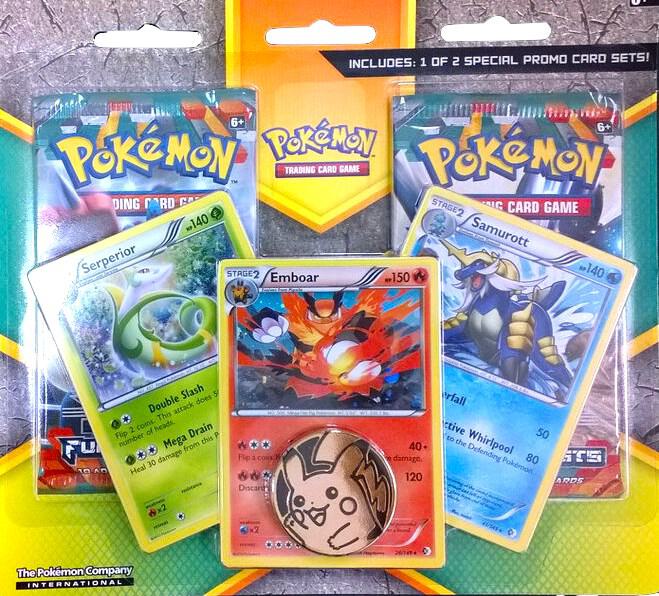 Pokemon TCG Furious Fists Furious Fists 2 Pack Blister Unova Trio booster pack