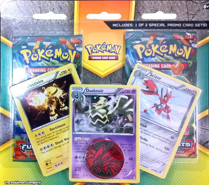 Pokemon TCG Furious Fists Furious Fists 2 Pack Blister Dusknoir booster pack