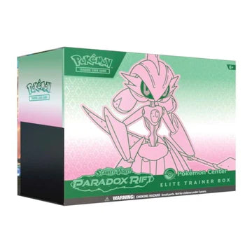 Paradox Rift Pokemon Center Elite Trainer Box Exclusive Case Iron Valiant